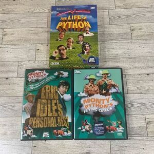 Lot of 3 Monty Python DVDs The Life Personal of Python Best Flying Circus‎